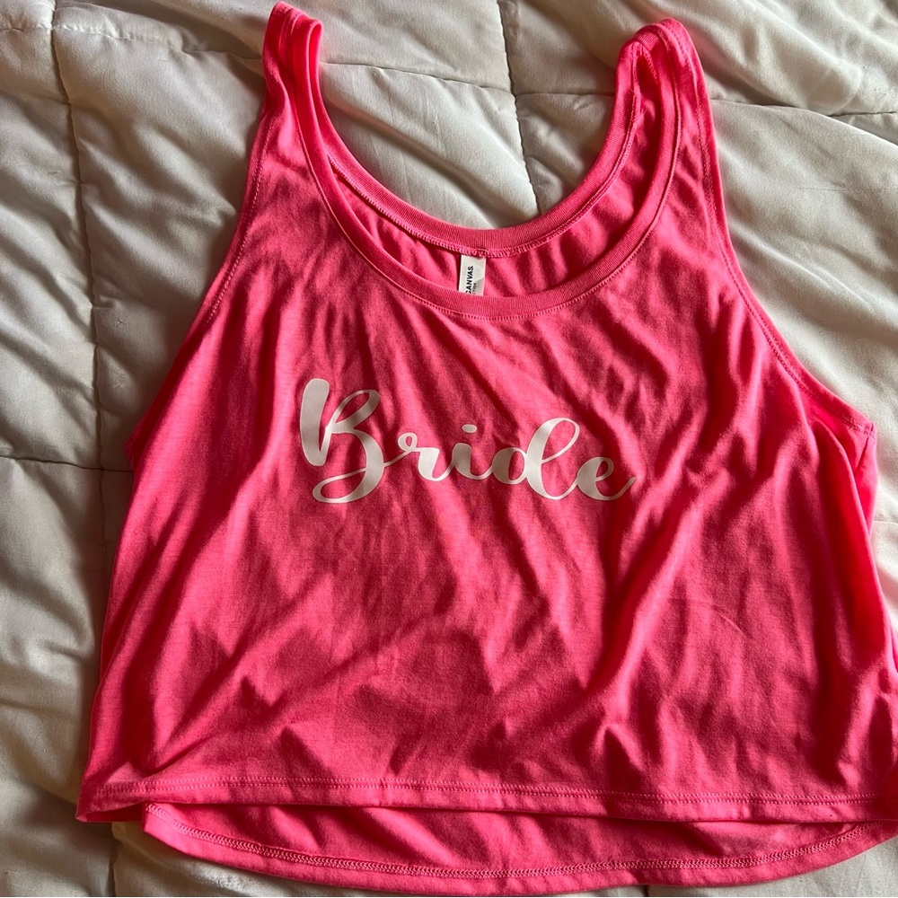 Bride tank top